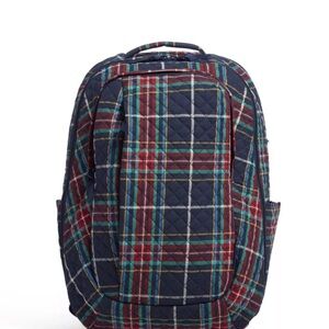 Vera Bradley Tartan Plaid Quilted Backpack